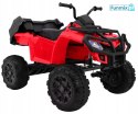 Quad XL ATV na akumulator dla dzieci + Napęd 4x4 + Bagażnik + Wolny Start + EVA + Audio LED