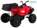 Quad XL ATV na akumulator dla dzieci + Napęd 4x4 + Bagażnik + Wolny Start + EVA + Audio LED