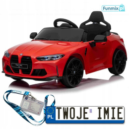Auto pojazd BMW M4 ekoskóra EVA MP3 bluetooth AUX USB 2X35W