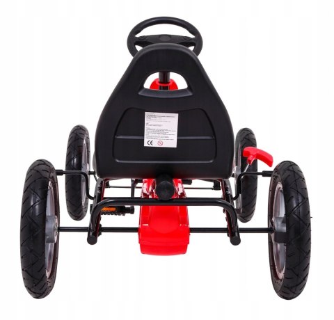 Gokart STAR na pedały dla dzieci 3+ + Regulacja siedzenia + Pompowane koła