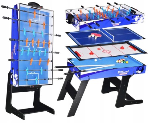 [M48190] SKŁADANY STÓŁ DO GIER 4W1 GRY PIŁKARZYKI CYMBERGAJ