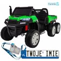 Farmer Truck Autko 4x35W z Pilotem dla 2 dzieci Kiper Audio LED