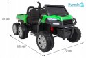 Farmer Truck Autko 4x35W z Pilotem dla 2 dzieci Kiper Audio LED