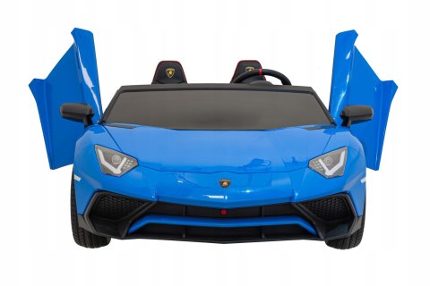 Lamborghini Aventador SV Auto z Pilotem Pojazd na akumulator Ekoskóra Panel Audio