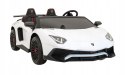 Lamborghini Aventador SV Auto z Pilotem Pojazd na akumulator Ekoskóra Panel Audio