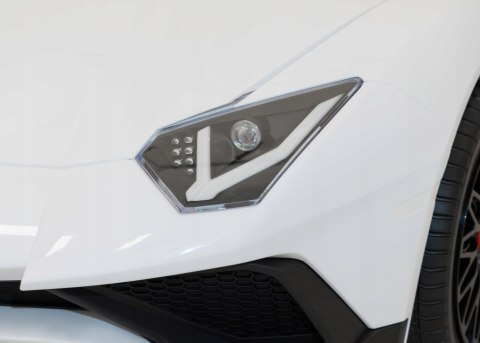 Lamborghini Aventador SV Auto z Pilotem Pojazd na akumulator Ekoskóra Panel Audio