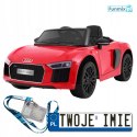 Audi R8 Spyder z Pilotem Pojazd dla dzieci EVA Wolny Stat Radio MP3 LED