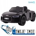 Audi R8 Spyder Lakierowany na akumulator z Pilotem EVA Wolny Start Radio MP3 LED