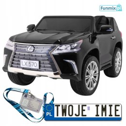 Auto Pojazd Lexus LX570 Lakierowane dla dzieci Pilot Koła EVA Radio MP3 LED