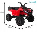 Quad XL ATV z napędem 4x4 i Bagażnikiem Wolny Start EVA Audio LED