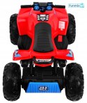 Quad Sport Run z napędem 4x4 Pojazd na akumulatorLED Radio MP3