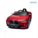 Autko BMW i4 na akumulator dla dzieci + Wolny Start + EVA + Ekoskóra + Audio LED + Pilot
