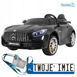 Mercedes-Benz GT R dla dzieci Lakier + Napęd 4x4 + Nawiew powietrza + Pilot + EVA + MP3 LED