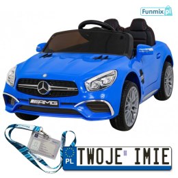 Mercedes Benz AMG SL65 S elektryczny dla dzieci Pilot Audio LED Ekoskóra EVA Wolny Start