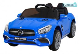 Mercedes Benz AMG SL65 S elektryczny dla dzieci Pilot Audio LED Ekoskóra EVA Wolny Start