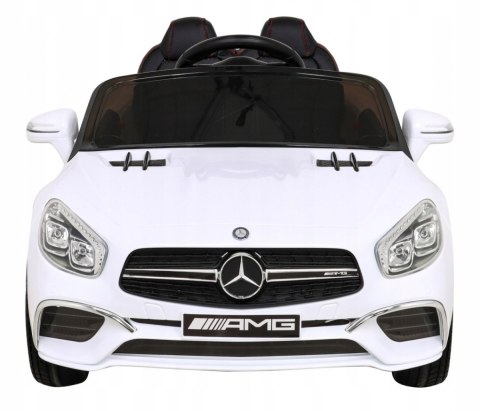 Mercedes Benz AMG SL65 S elektryczny dla dzieci Pilot Audio LED Ekoskóra EVA Wolny Start