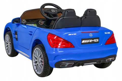 Mercedes Benz AMG SL65 S elektryczny dla dzieci Pilot Audio LED Ekoskóra EVA Wolny Start
