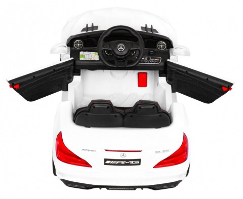 Mercedes Benz AMG SL65 S elektryczny dla dzieci Pilot Audio LED Ekoskóra EVA Wolny Start