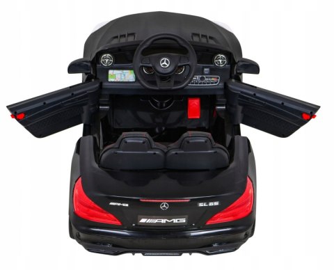 Mercedes Benz AMG SL65 S elektryczny dla dzieci Pilot Audio LED Ekoskóra EVA Wolny Start