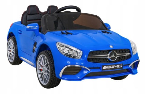 Mercedes Benz AMG SL65 S elektryczny dla dzieci Pilot Audio LED Ekoskóra EVA Wolny Start