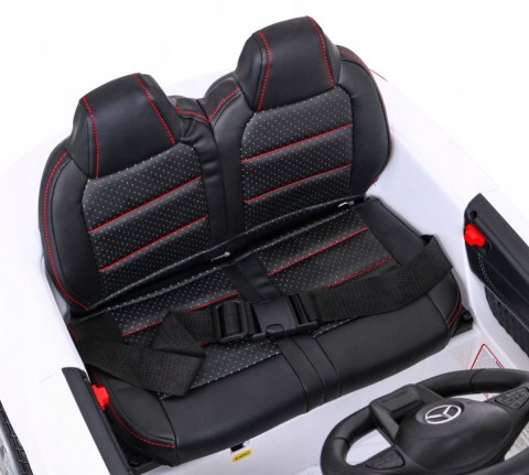 Mercedes Benz AMG SL65 S elektryczny dla dzieci Pilot Audio LED Ekoskóra EVA Wolny Start