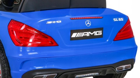 Mercedes Benz AMG SL65 S elektryczny dla dzieci Pilot Audio LED Ekoskóra EVA Wolny Start