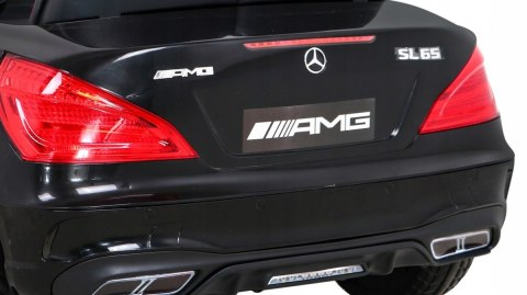 Mercedes Benz AMG SL65 S elektryczny dla dzieci Pilot Audio LED Ekoskóra EVA Wolny Start