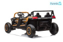 Auto Na Akumulator Buggy A033 Ekoskóra 4x4 24V EVA LED