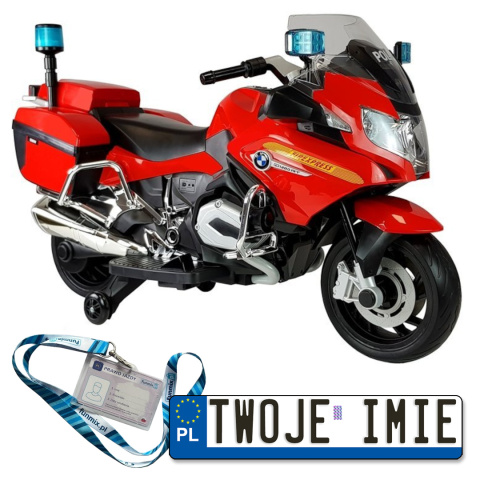 Motor na Akumulator BMW R1200 Policja EVA LED