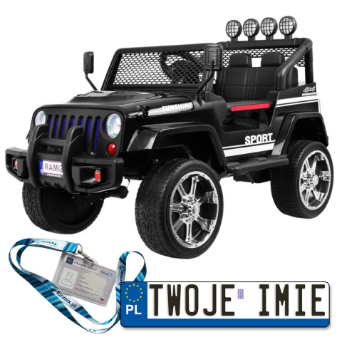 Raptor Drifter 4x4 terenowe Auto na akumulator z Pilotem Wolny Start MP3 LED