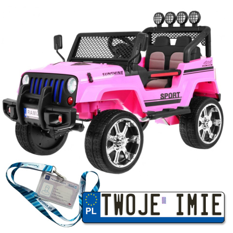 Raptor Drifter 4x4 terenowe Auto na akumulator z Pilotem Wolny Start MP3 LED