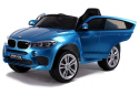 BMW X6 2x45W Lakierowane Auto na Akumulator Ekoskóra EVA LED
