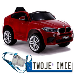 Auto na Akumulator BMW X6 Lakierowany Ekoskóra EVA LED