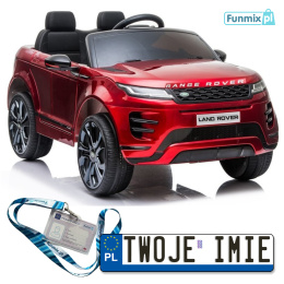 Auto na Akumulator Range Rover Evoque Lakierowany Ekoskóra EVA LED