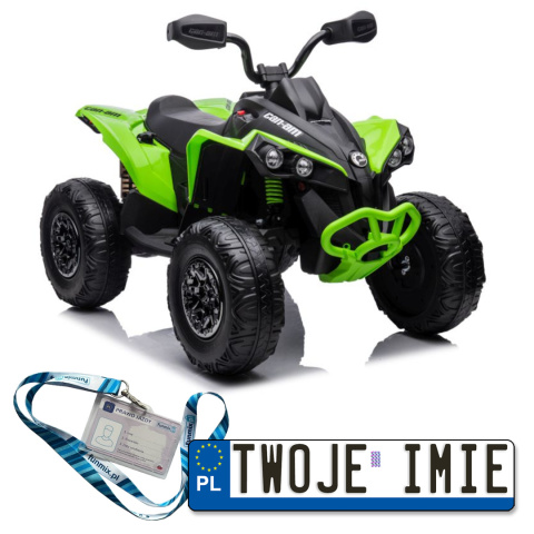 Quad CAN-AM Renegate 4x45W Pojazd Na Akumulator Radio EVA LED