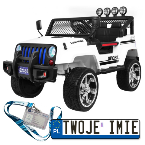 Raptor Drifter 4x4 terenowe Auto na akumulator z Pilotem Wolny Start MP3 LED