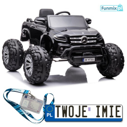 Mercedes DK-MT950 Ekoskóra 4x4 Auto Na Akumulator EVA LED