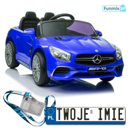 Auto Na Akumulator Mercedes SL65 S Ekoskóra Lakierowany EVA LCD