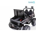 OFF Road speed 4X35W Auto na akumulator dla dzieci Ekoskóra Radio