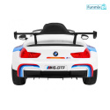 BMW M6 GT3 2x6V Auto na akumulator dla dzieci MP3 pilot