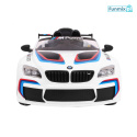 BMW M6 GT3 2x6V Auto na akumulator dla dzieci MP3 pilot