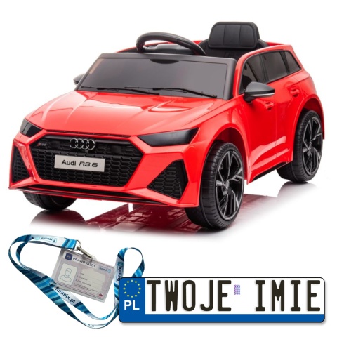 Pojazd Auto na Akumulator Audi RS6 BRD-2118 2x45W LED EVA