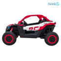 Maverick Turbo RR Buggy na akumulator Ekoskóra Koła EVA Mp3 USB Bluetooth LED Pasy