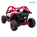 Maverick Turbo RR Buggy na akumulator Ekoskóra Koła EVA Mp3 USB Bluetooth LED Pasy