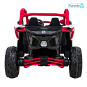 Maverick Turbo RR Buggy na akumulator Ekoskóra Koła EVA Mp3 USB Bluetooth LED Pasy