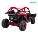 Maverick Turbo RR Buggy na akumulator Ekoskóra Koła EVA Mp3 USB Bluetooth LED Pasy