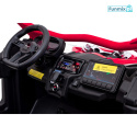 Maverick Turbo RR Buggy na akumulator Ekoskóra Koła EVA Mp3 USB Bluetooth LED Pasy