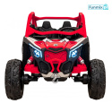 Maverick Turbo RR Buggy na akumulator Ekoskóra Koła EVA Mp3 USB Bluetooth LED Pasy