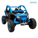 Maverick Turbo RR Buggy na akumulator Ekoskóra Koła EVA Mp3 USB Bluetooth LED Pasy