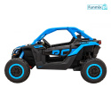 Maverick Turbo RR Buggy na akumulator Ekoskóra Koła EVA Mp3 USB Bluetooth LED Pasy